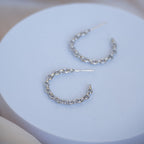 25mm Cable hoop earrings - Terciany 