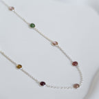 Tourmaline Semi Precious stone necklace - Terciany 