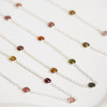 Tourmaline Semi Precious stone necklace - Terciany 