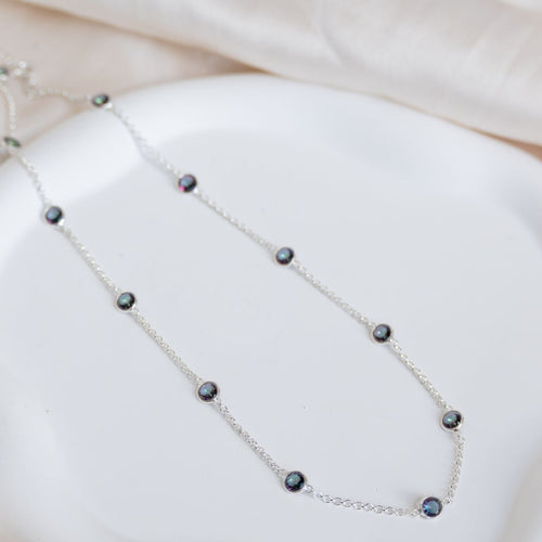 Mystic Topaz Semi Precious stone necklace - Terciany 