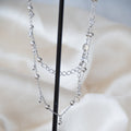 Clear cubic dot necklace - Terciany 