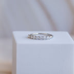 Ring with 3mm Moissanite stones (with GRA Certificate) - Terciany 