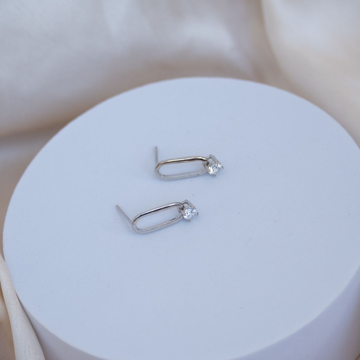 Paperclip drop earring - Terciany 