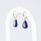 Lapis lazuli Semi Precious stone Pretty woman earrings - Symbol of Wisdom - Terciany 