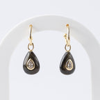 Golden Obsidian Semi Precious stone pretty woman earrings - Symbol of Protection - Terciany 