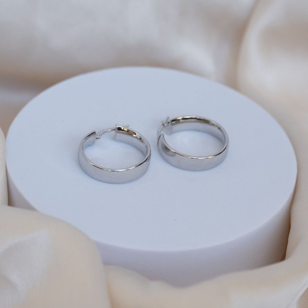 Solid Spain Hoop earrings - Terciany 