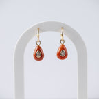 Red agate pretty woman earrings - Symbol of Strength - Terciany 