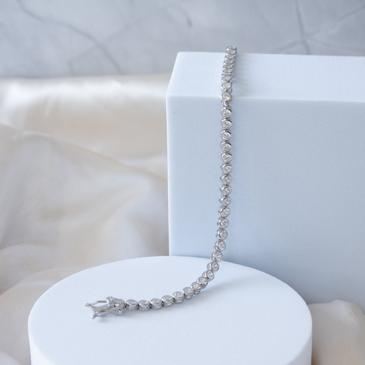 Tube setting Tennis Bracelet - Terciany 