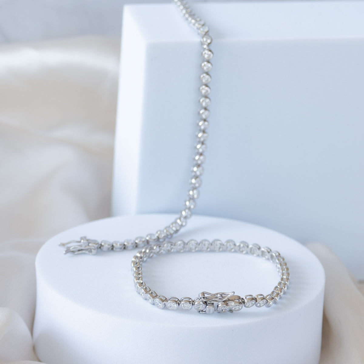 Tube setting Tennis Bracelet - Terciany 