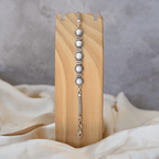 Five pearl bracelet with filigree tube setting - Terciany 