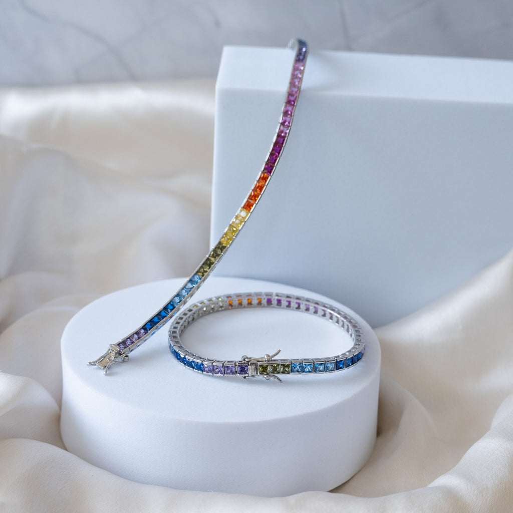 Rainbow Tennis bracelet - Terciany 