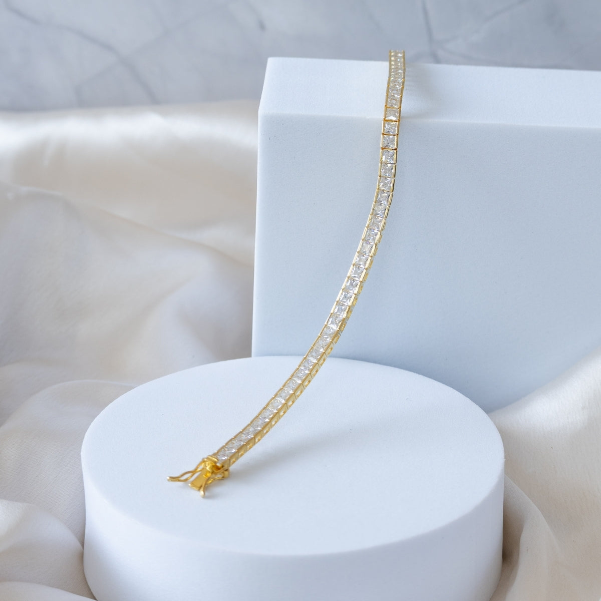 Gold Tennis bracelet - Terciany 