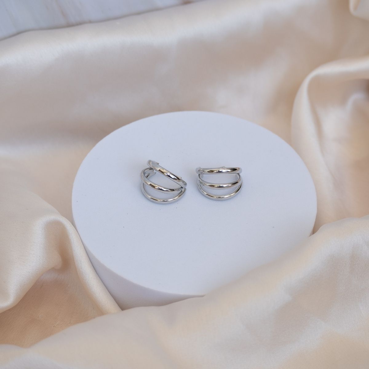 Three Band Hoop earring - Terciany 