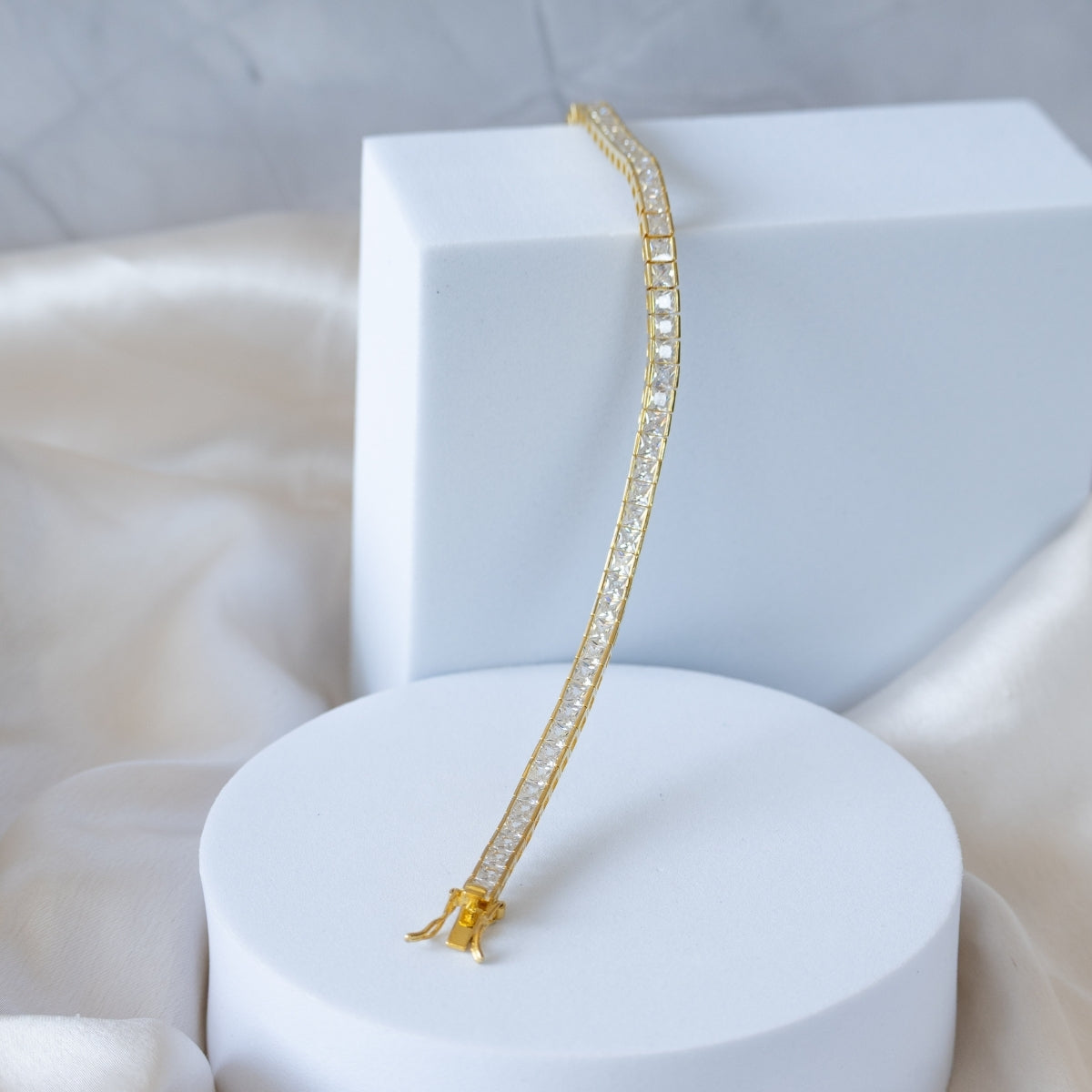 Gold Tennis bracelet - Terciany 