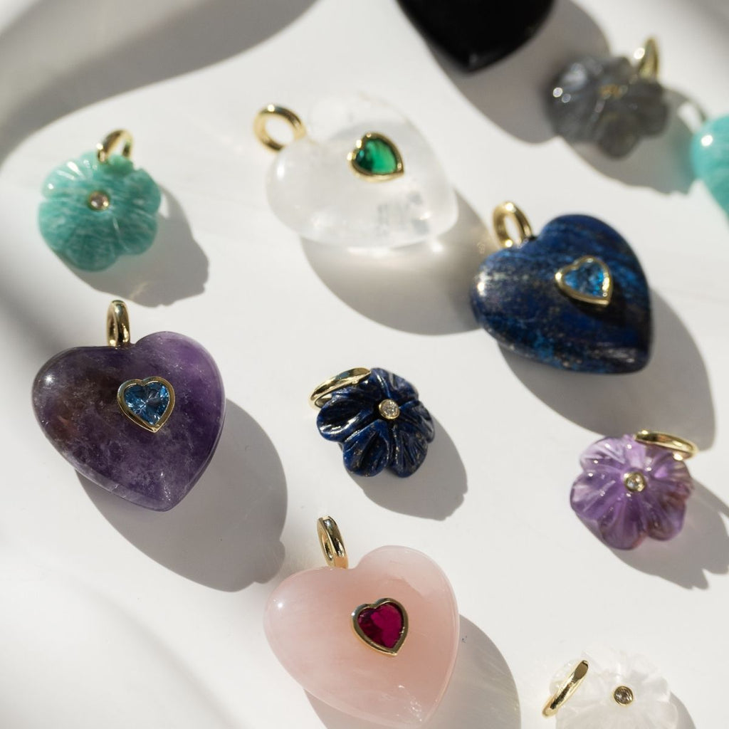 Labradorite Semi Precious stone pendant