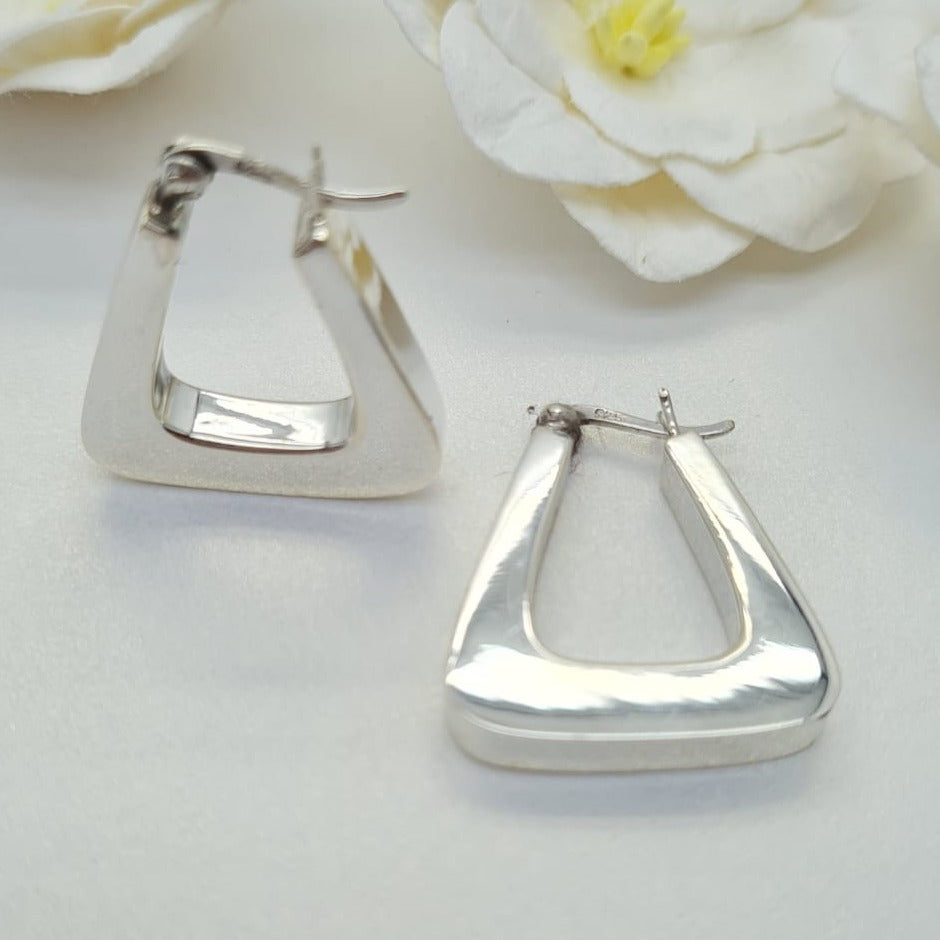 Square Hoop Earrings - Terciany 