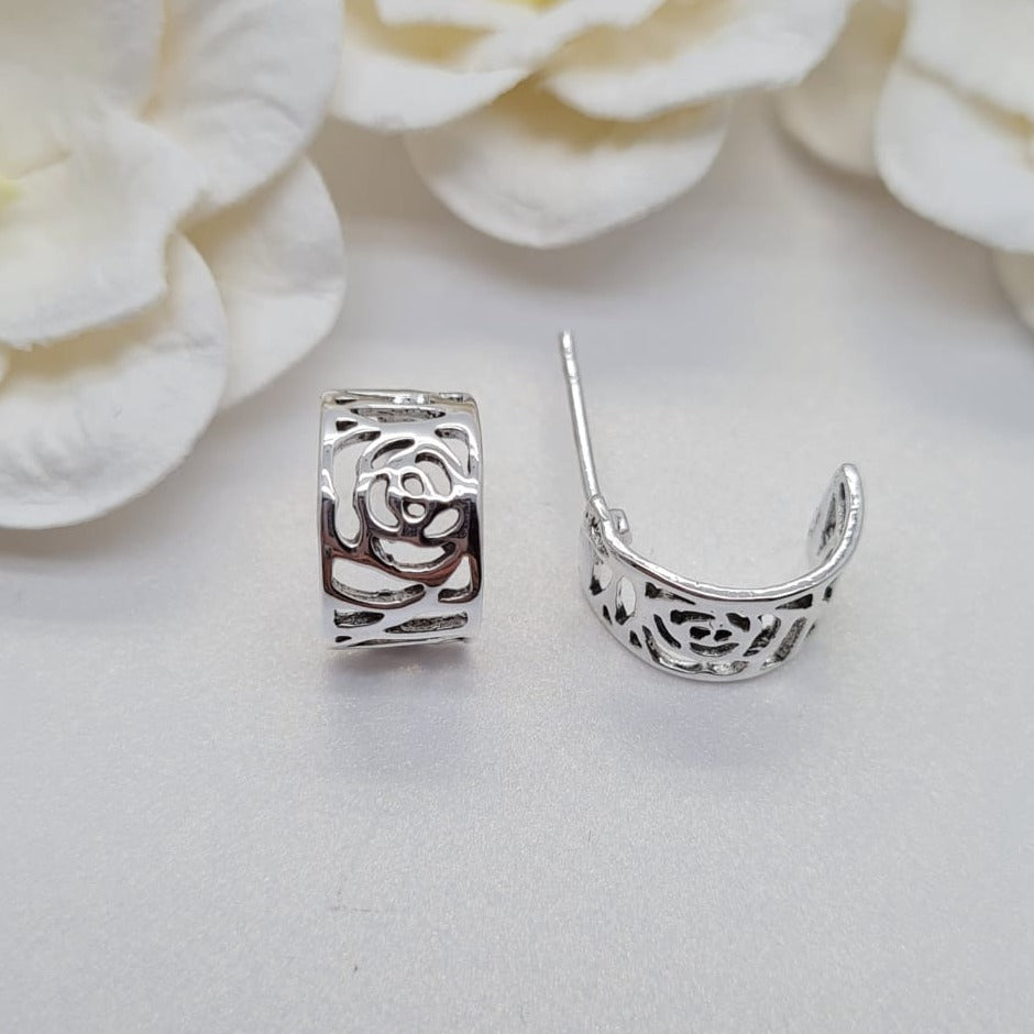 Filigree Hoop Earrings - Terciany 