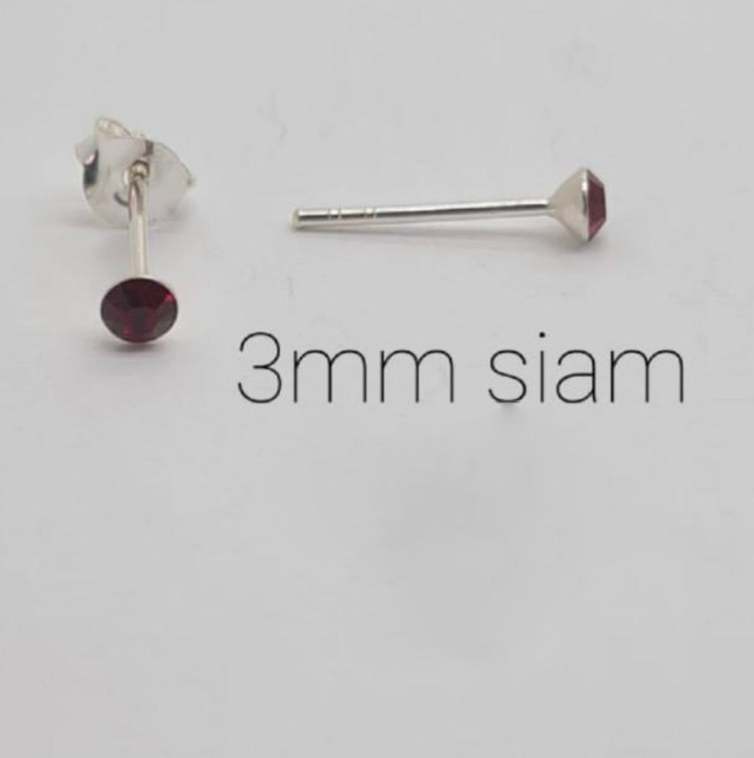3mm Kiddies Stud Earrings