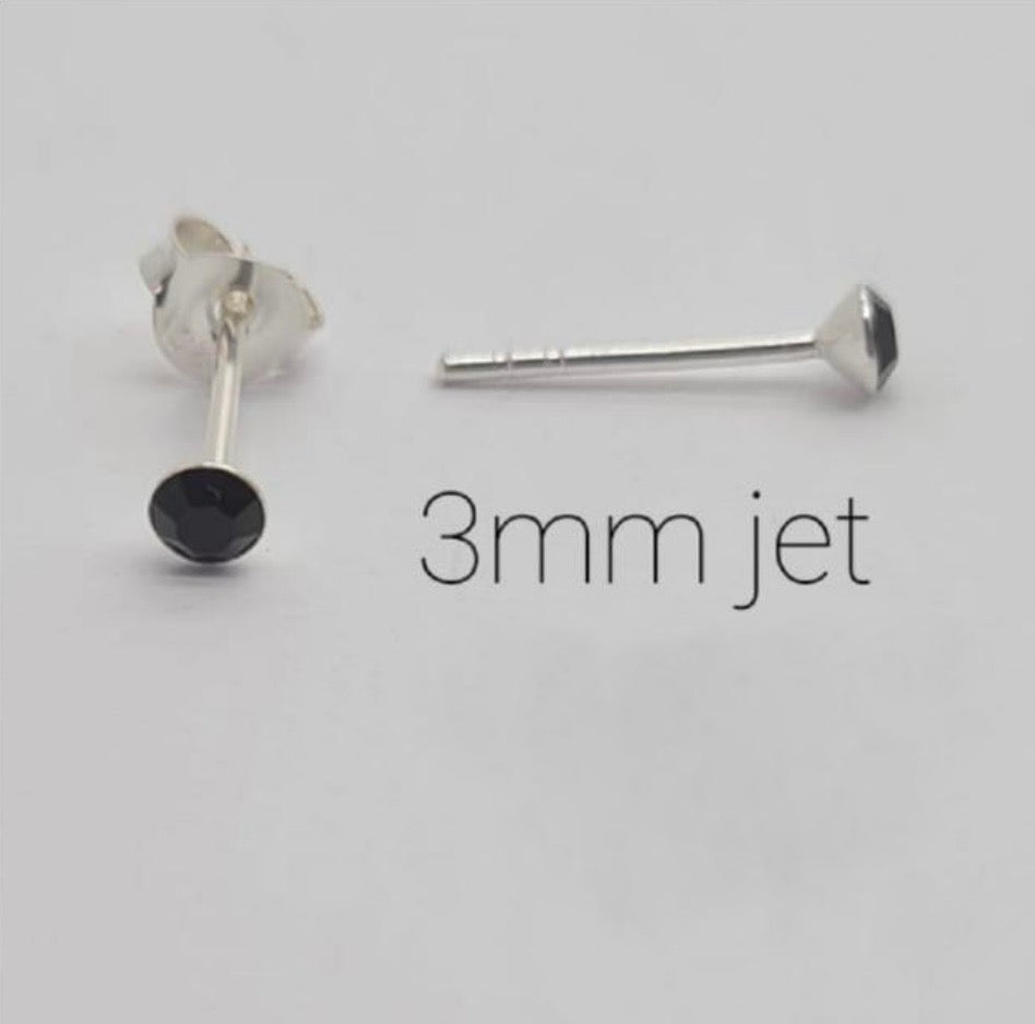 3mm Kiddies Stud Earrings