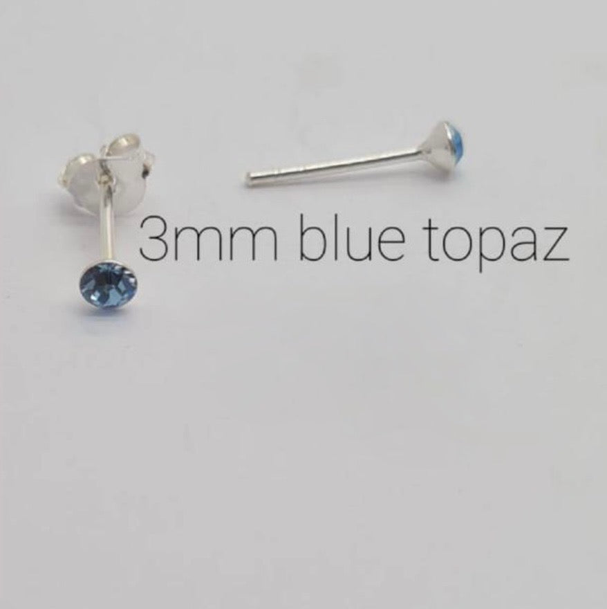 3mm Kiddies Stud Earrings