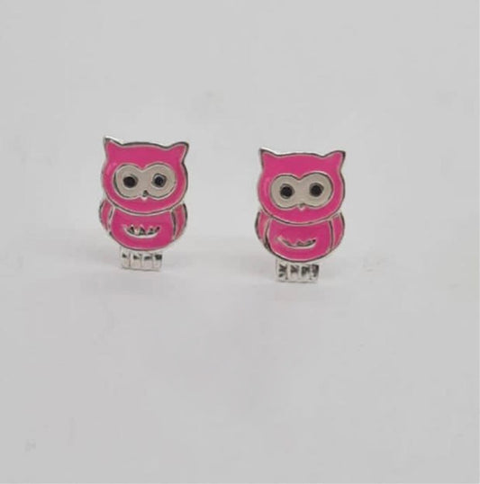 Kiddies Owl Stud Earrings