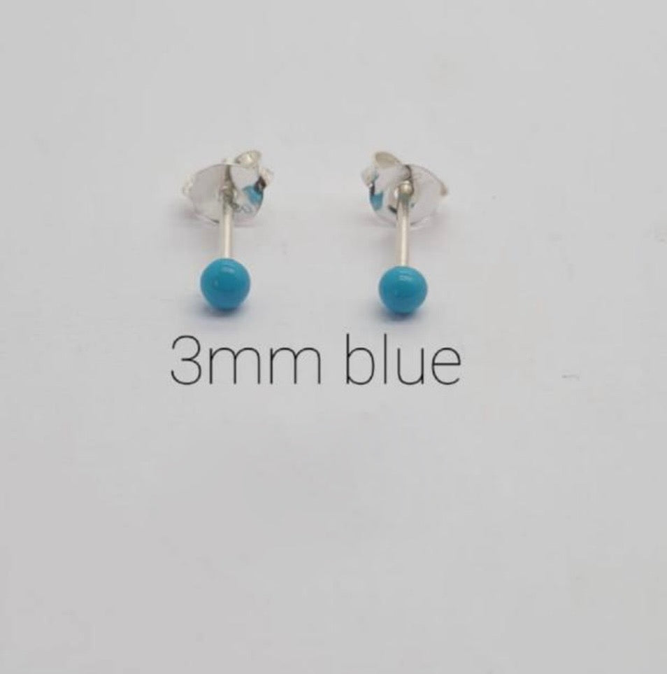3mm Kiddies Stud Earrings