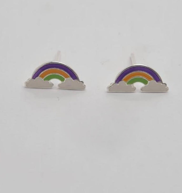Kiddies Rainbow Stud Earrings
