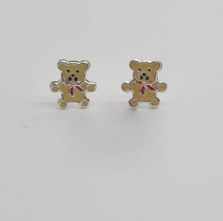 Kiddies Teddy Bear Stud Earrings