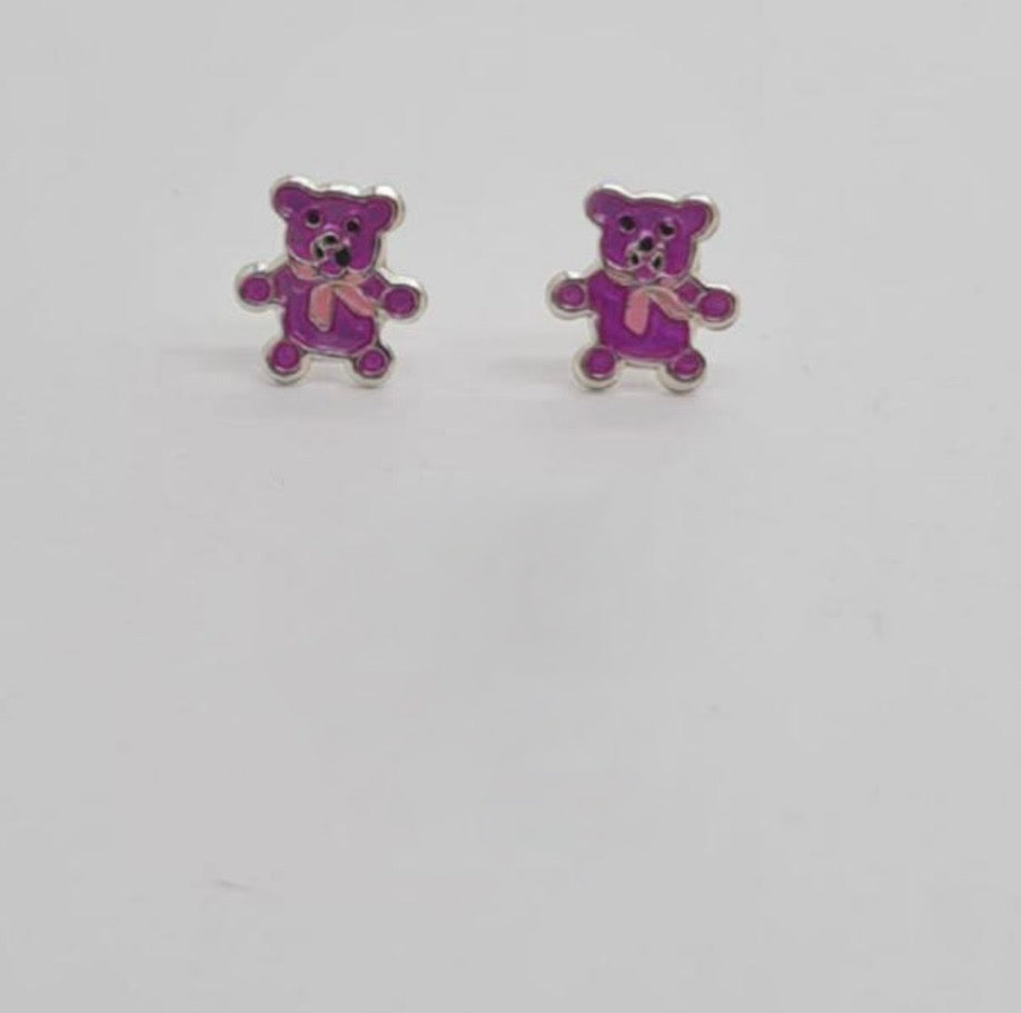 Kiddies Teddy Bear Stud Earrings