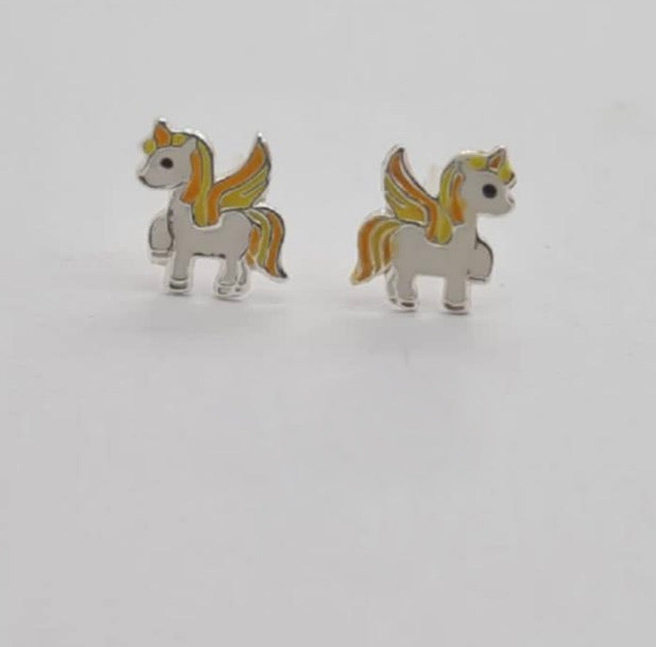 Kiddies Unicorn Stud Earrings