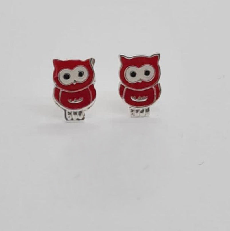 Kiddies Owl Stud Earrings