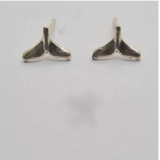 Whale tail earrings