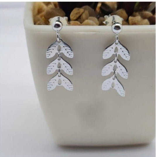 Hanging leaves earrings - Terciany 