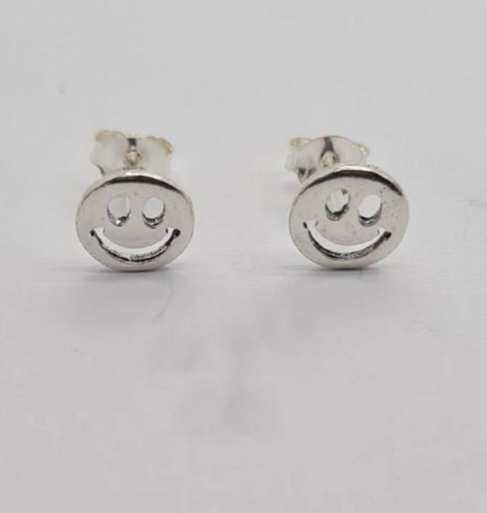 Smiley face studs
