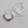 Square Hoop Earrings - Terciany 