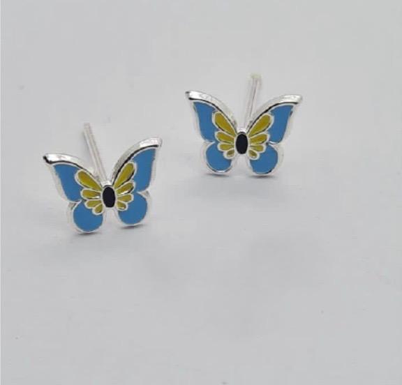 Kiddies Butterfly Stud Earrings