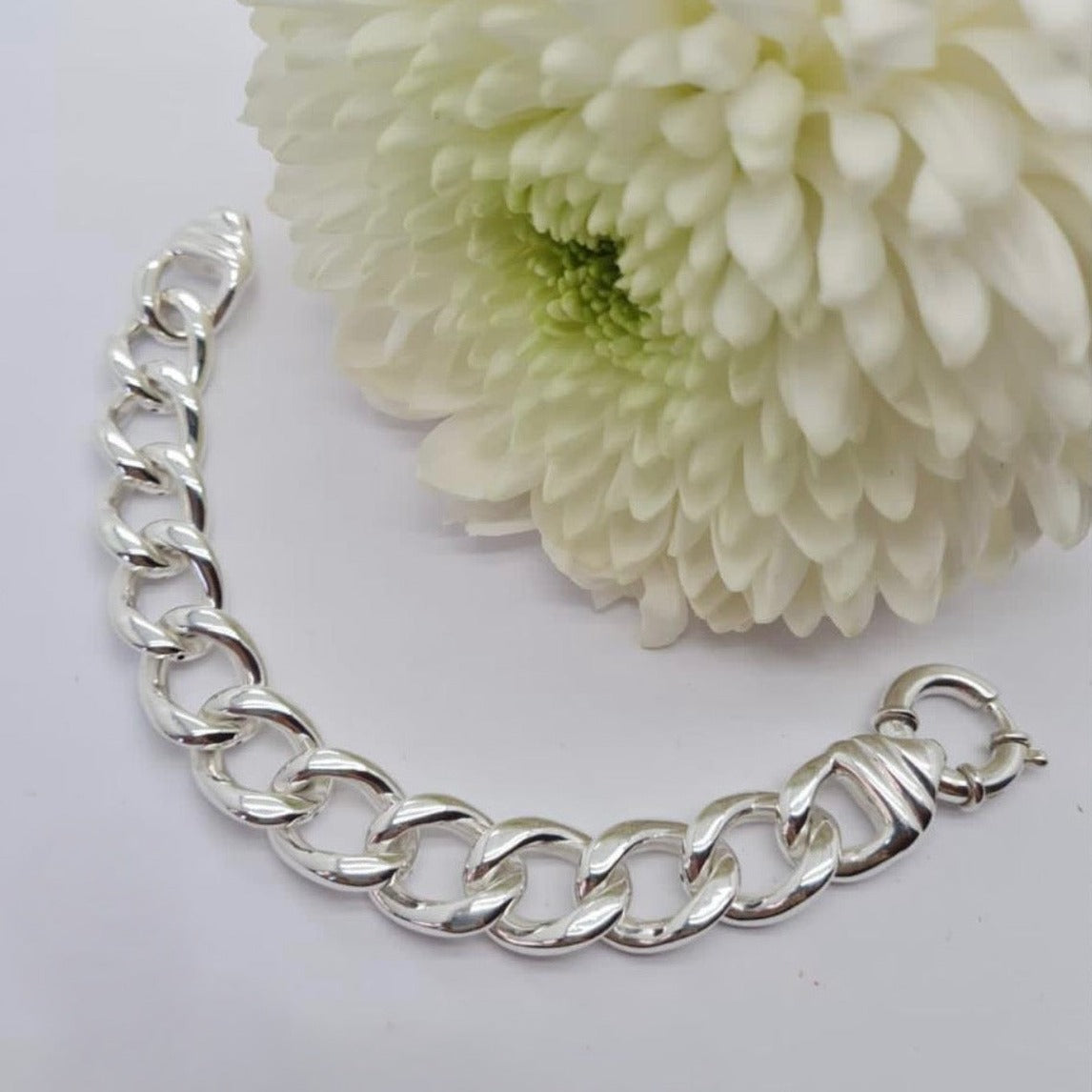 Bulky Medium Link Statement Bracelet 19/20 Cm