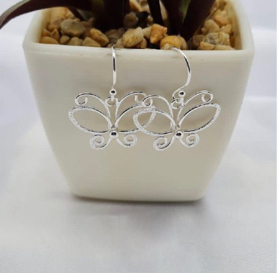 Butterfly Drop Earrings