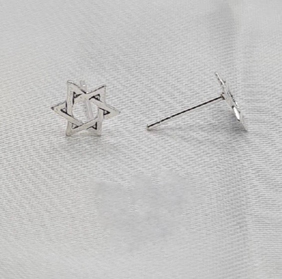Star of David studs