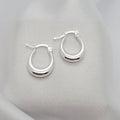 Plain Silver Hoops - Terciany 