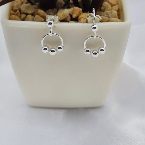Tiny Beauty Ball Earrings