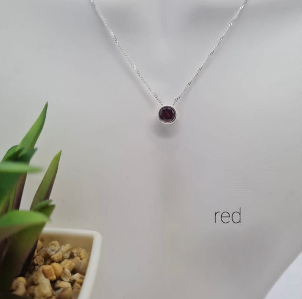 8 Mm Cubic Zirconia Stone In Tube Setting