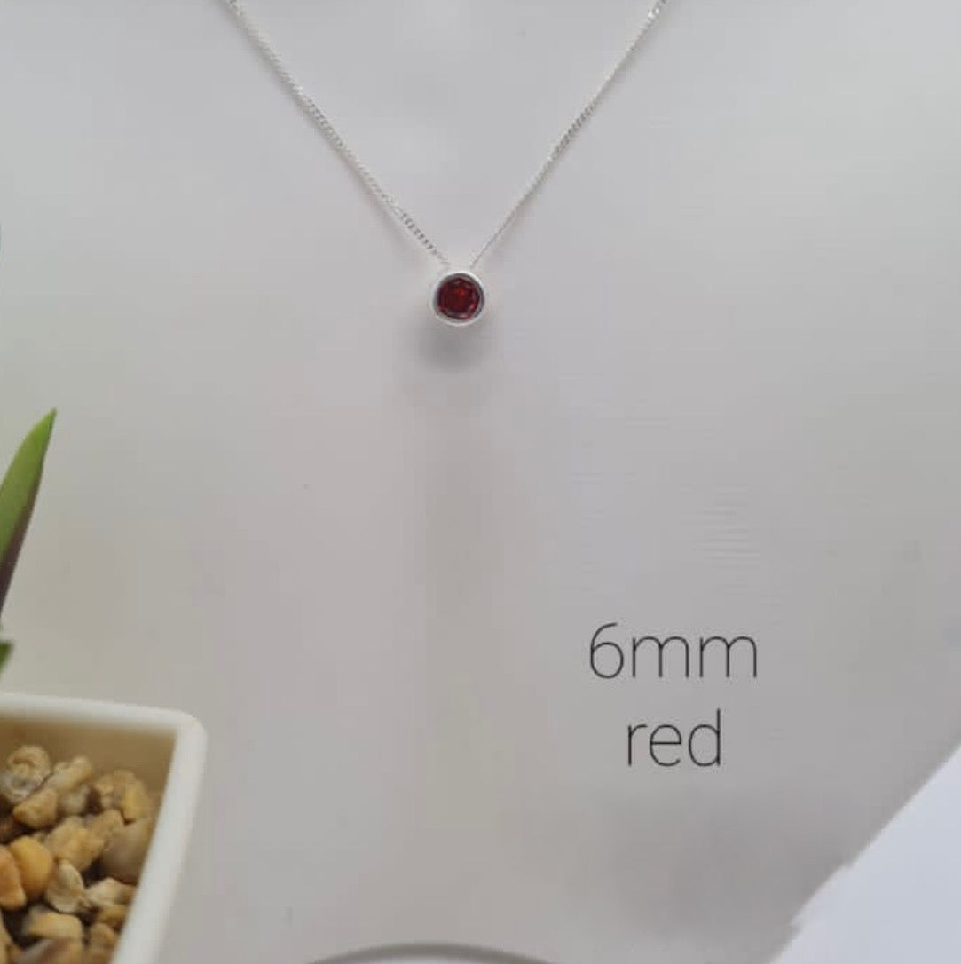 6Mm Cubic Zirconia Slider