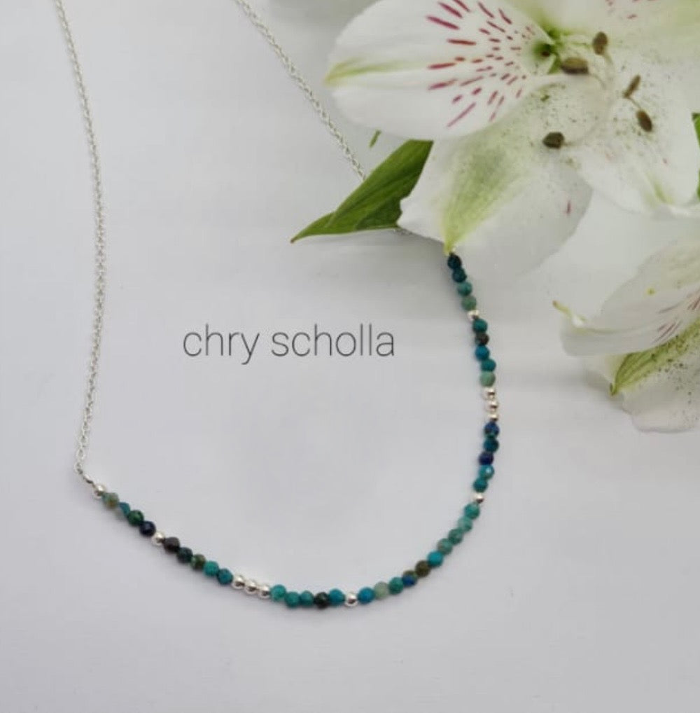 Chry Scholla Semi Precious Stone Necklace