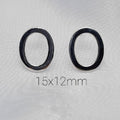Sterling Silver Oval studs - Terciany 