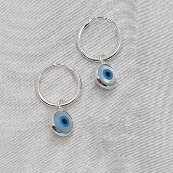 Evil Eye Sleeper Earrings - Terciany 
