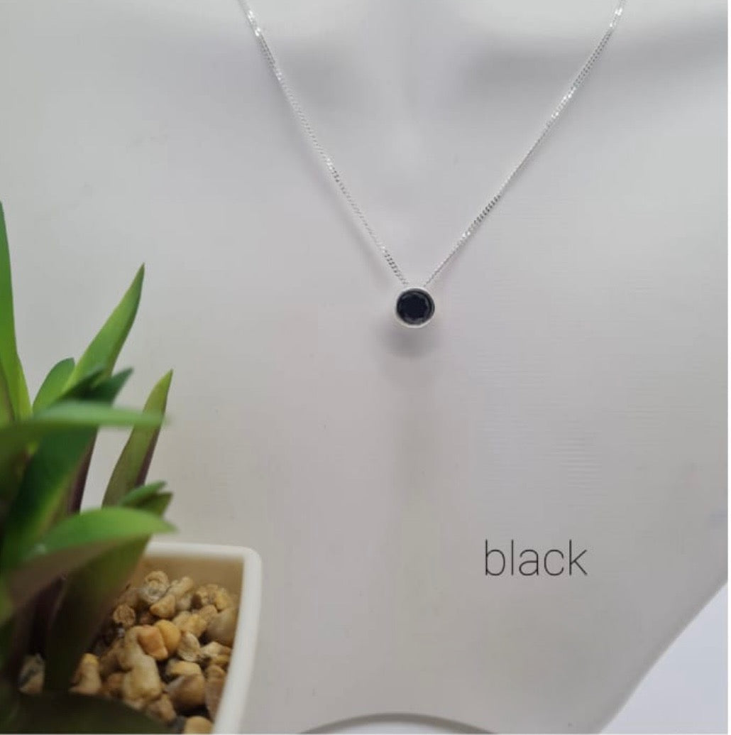 8 Mm Cubic Zirconia Stone In Tube Setting