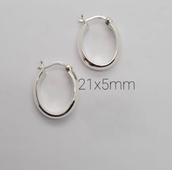 Oval Hoops