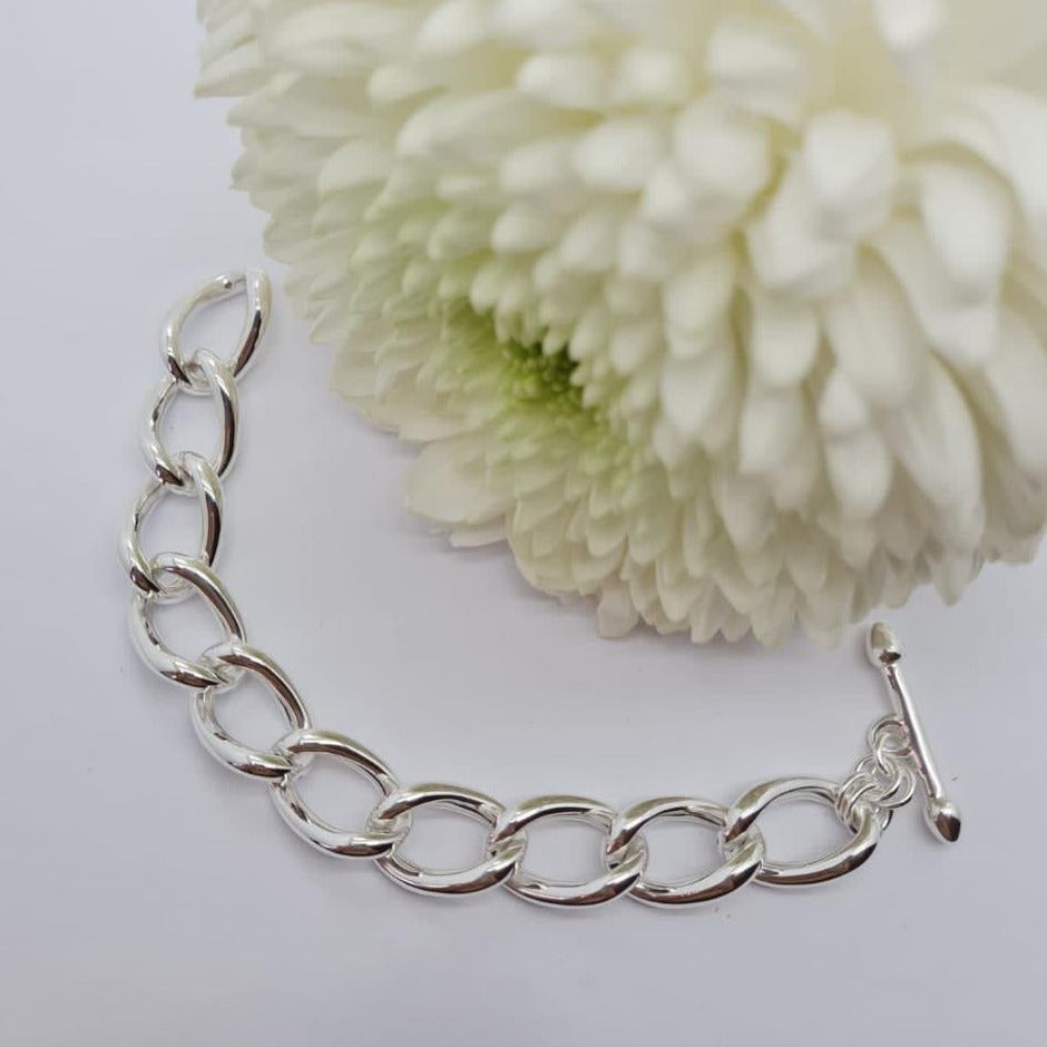 Bulky Smallest Link Statement Bracelet