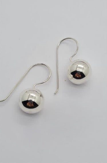 12 Mm Ball Earrings